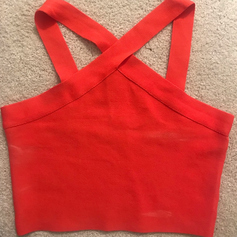 Size Small superdown (REVOLVE) Orange Crop Top